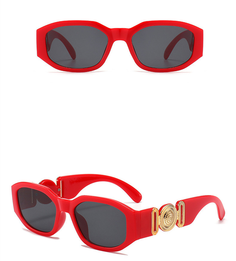Fashion Geometric Pc Special-shaped Mirror Full Frame Women's Sunglasses display picture 5