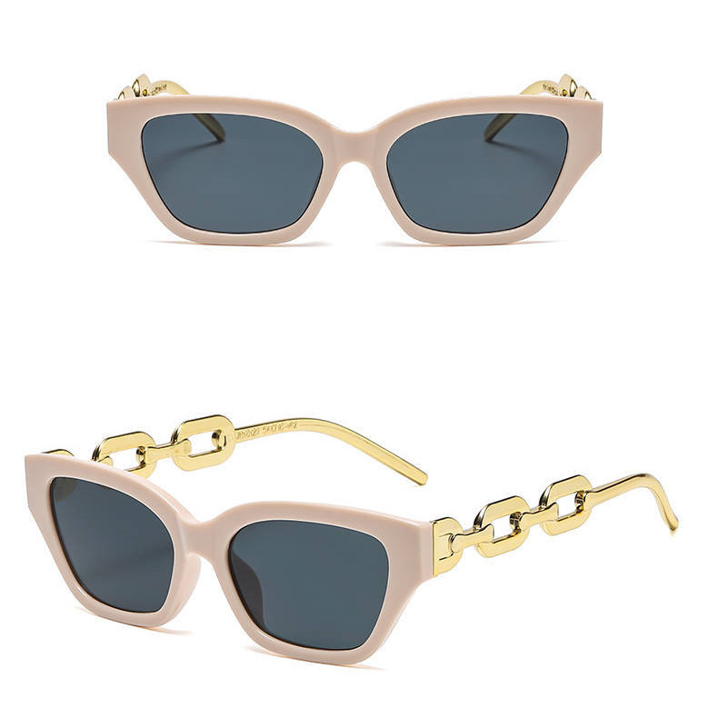 Retro Geometric Ac Cat Eye Full Frame Women's Sunglasses display picture 2