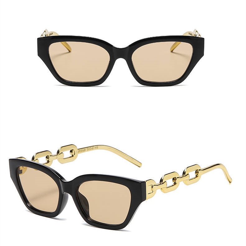 Retro Geometric Ac Cat Eye Full Frame Women's Sunglasses display picture 3