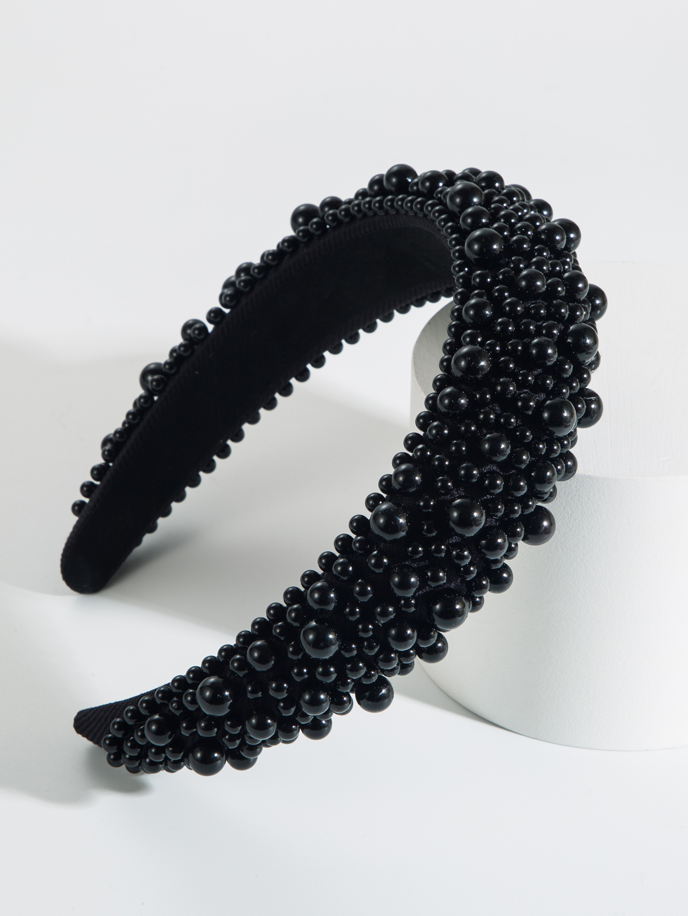 Mode Géométrique Perle Artificielle Bande De Cheveux 1 Pièce display picture 4