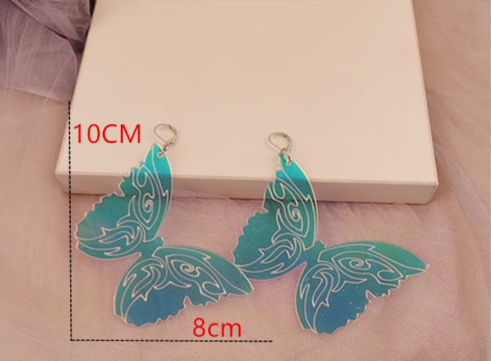 1 Pair Retro Butterfly Arylic Women's Drop Earrings display picture 4