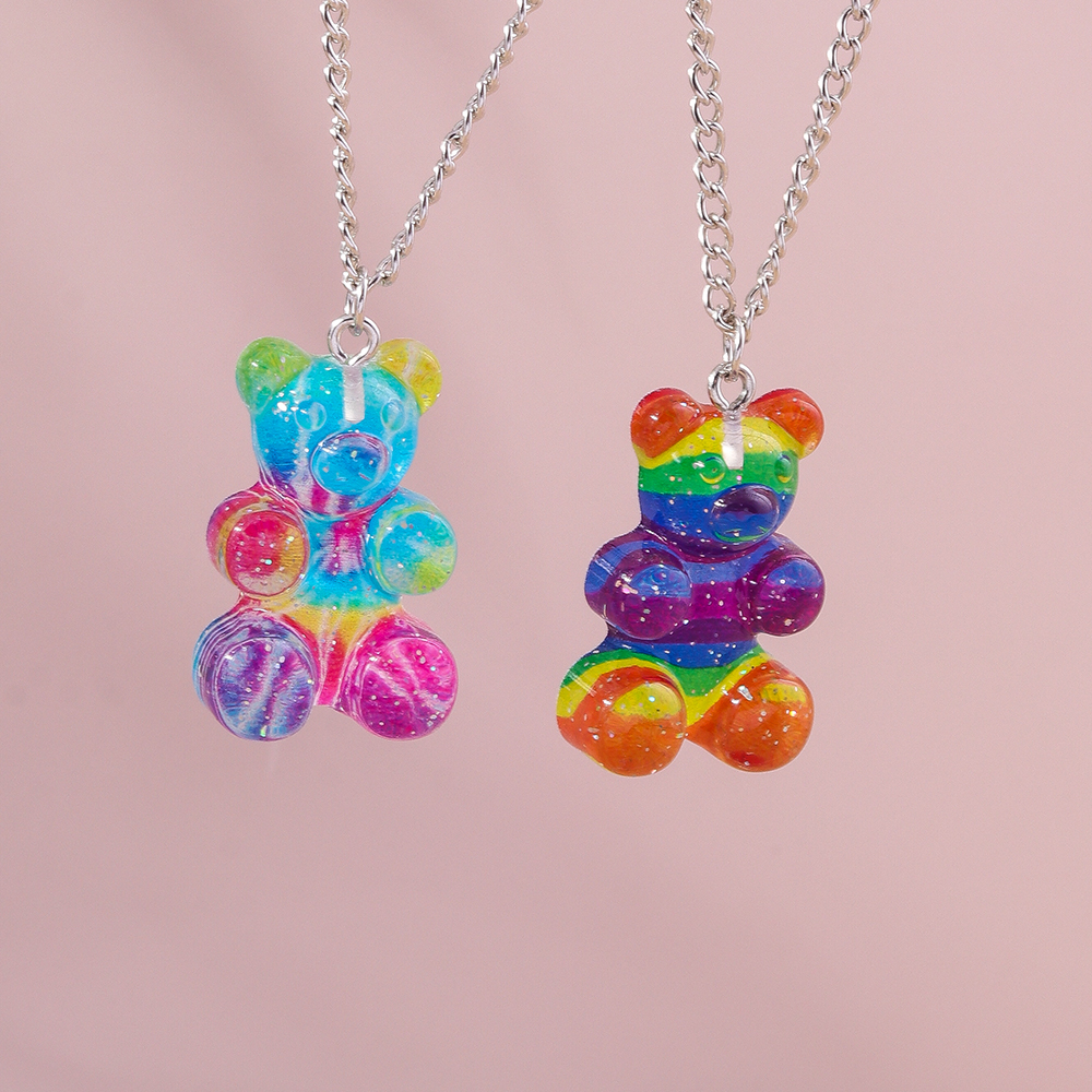 Cute Bear Zinc Alloy Wholesale Pendant Necklace display picture 8