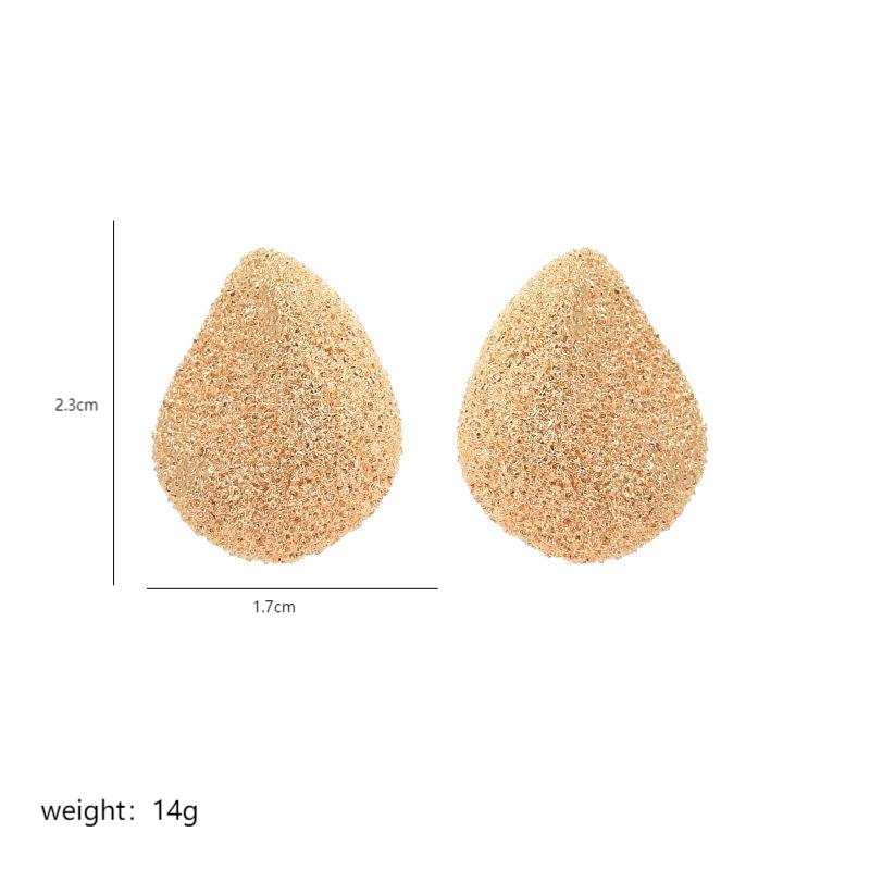 1 Pair Elegant Water Droplets Plating Copper 18k Gold Plated White Gold Plated Earrings display picture 5