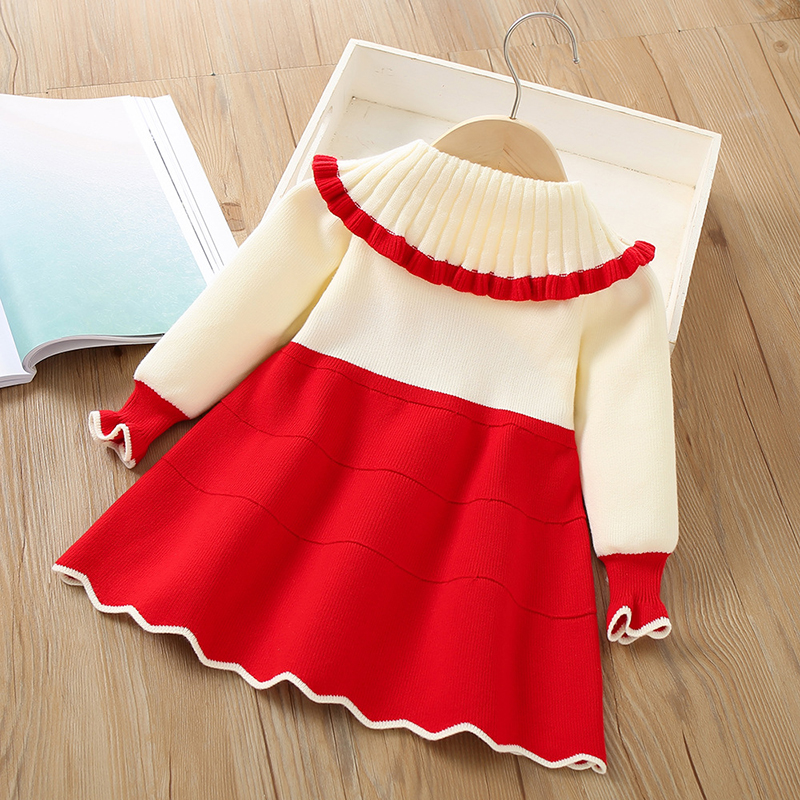 Princess Classic Style Solid Color Cotton Girls Dresses display picture 8