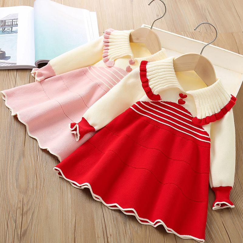 Princess Classic Style Solid Color Cotton Girls Dresses display picture 12