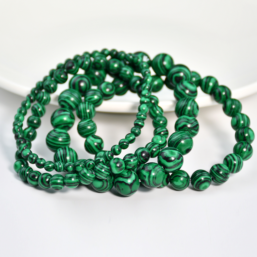 Simple Style Round Natural Stone Wholesale Bracelets display picture 5