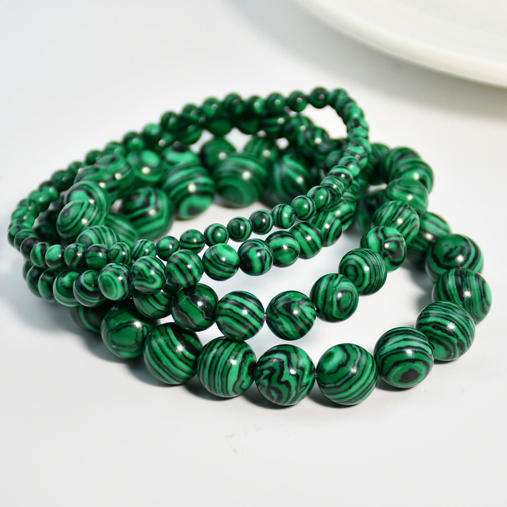 Simple Style Round Natural Stone Wholesale Bracelets display picture 1