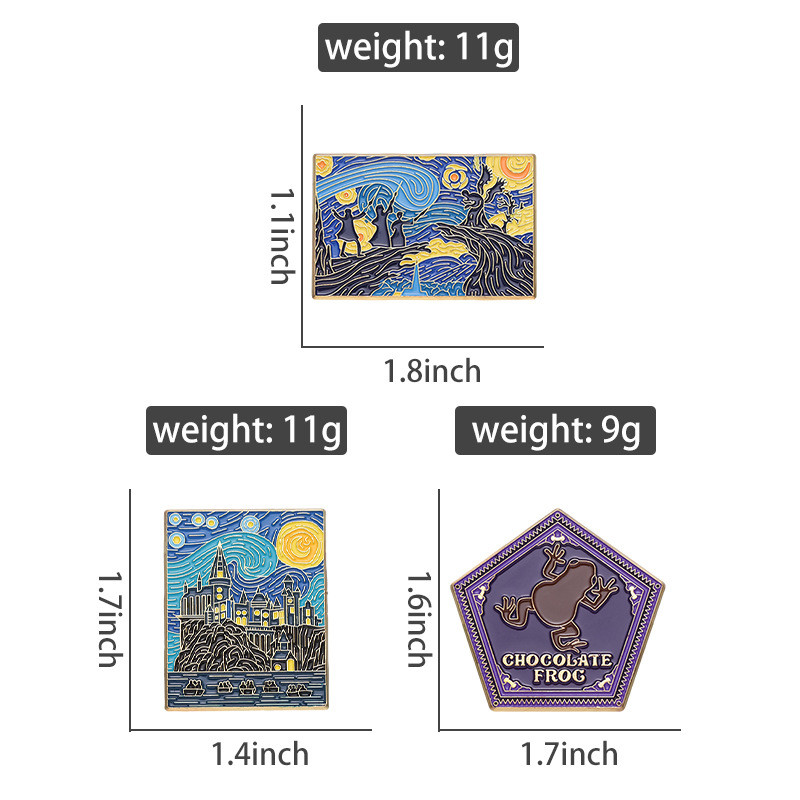 Cartoon Style Cowboy Style Animal Letter Starry Sky Alloy Stamping Stoving Varnish Plating Unisex Brooches display picture 1