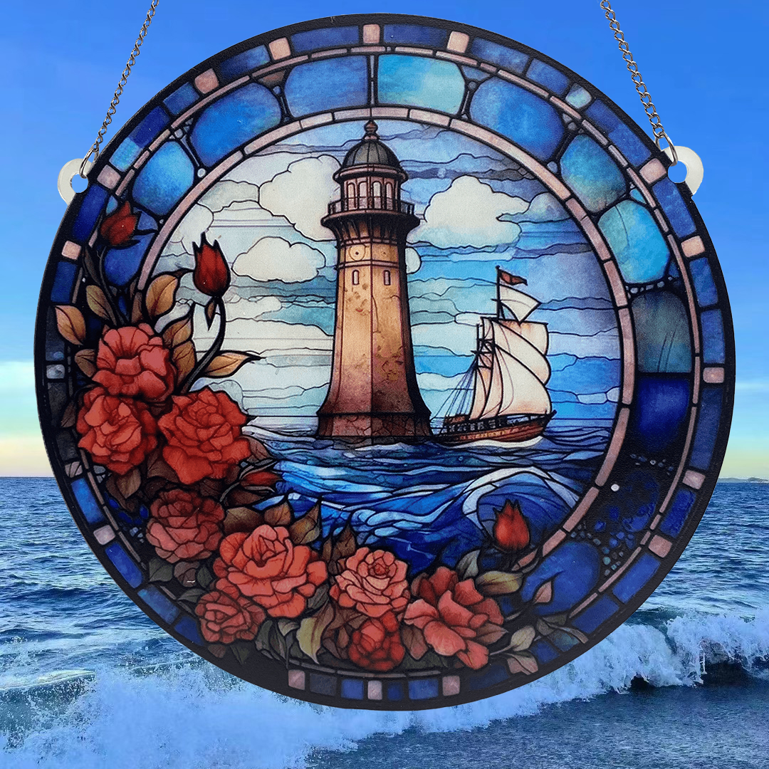 Cartoon Style Artistic Lighthouse Arylic Pendant Artificial Decorations display picture 3