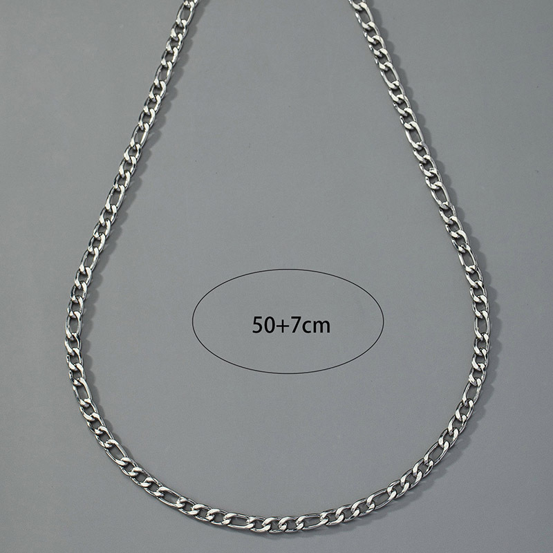 Vintage-stil Geometrisch Einfarbig Metall Überzug Kette Unisex Halskette display picture 3