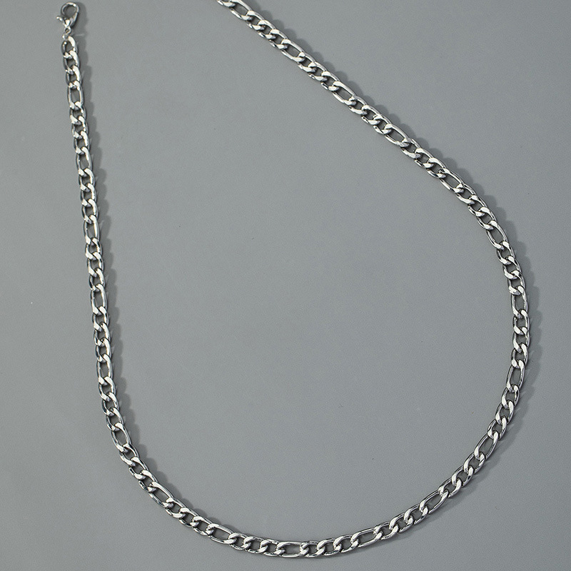 Vintage-stil Geometrisch Einfarbig Metall Überzug Kette Unisex Halskette display picture 4