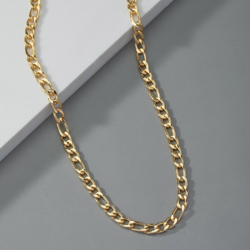 Vintage Style Geometric Solid Color Metal Plating Chain Unisex Necklace display picture 8