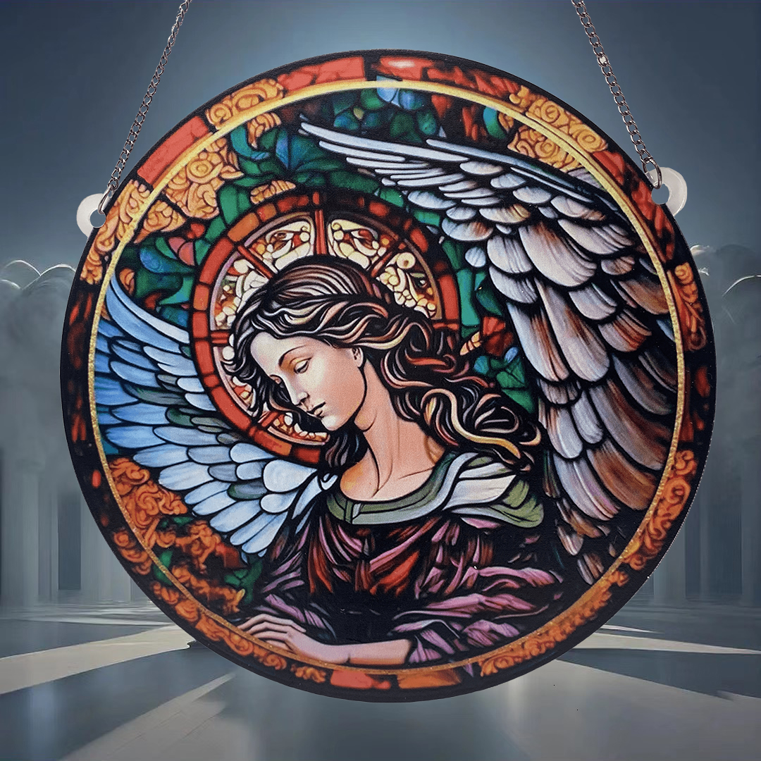 Retro Artistic Angel Arylic Pendant Artificial Decorations display picture 2