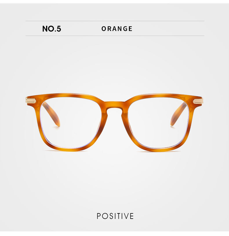 Business Basic Solid Color Ac Square Full Frame Optical Glasses display picture 19
