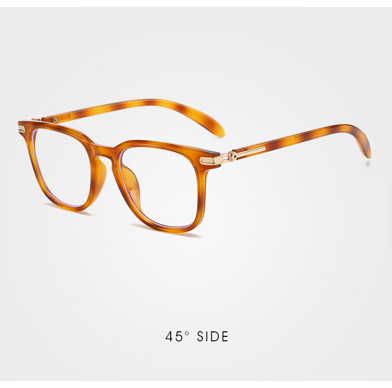 Business Basic Solid Color Ac Square Full Frame Optical Glasses display picture 20
