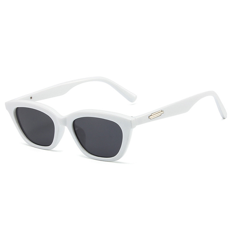 Simple Style Commute Color Block Ac Cat Eye Full Frame Women's Sunglasses display picture 2