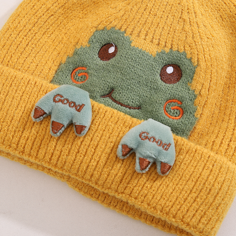 Children Unisex Cartoon Style Cute Frog Wool Cap display picture 14