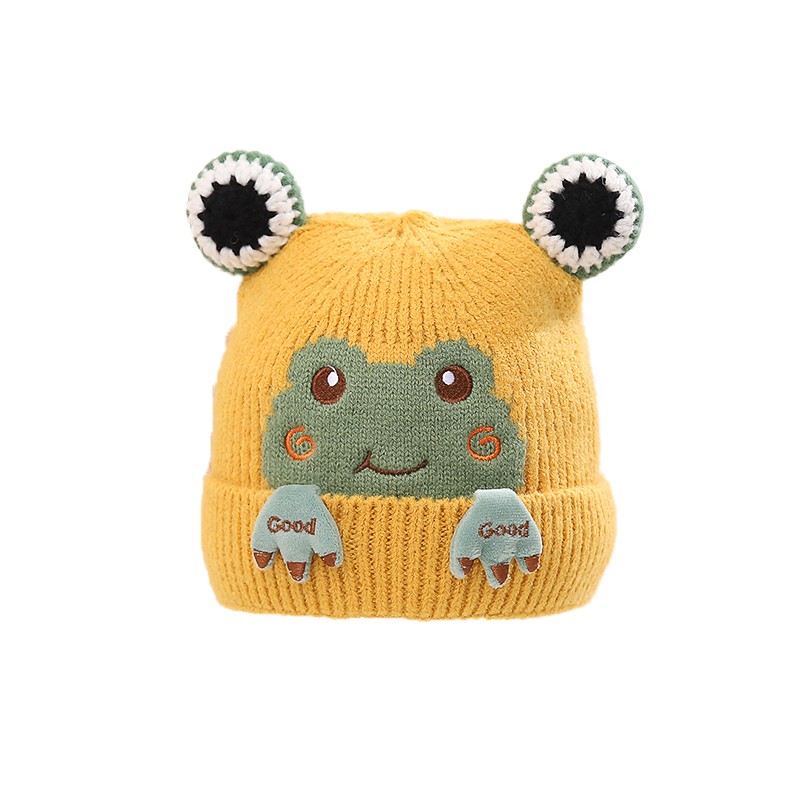 Children Unisex Cartoon Style Cute Frog Wool Cap display picture 17