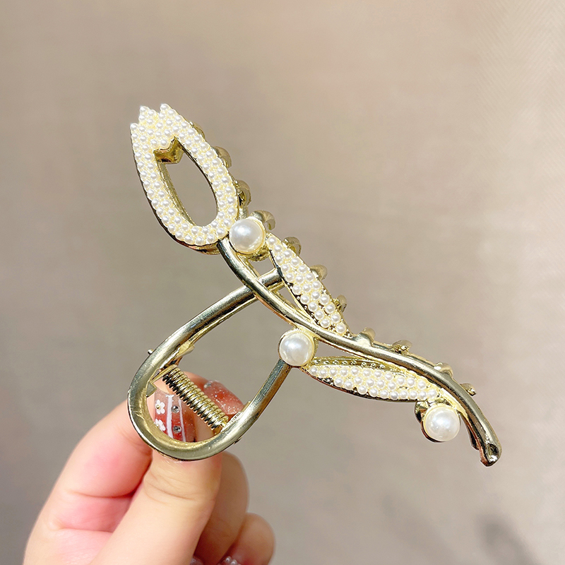 Simple Style Color Block Alloy Hair Clip display picture 3