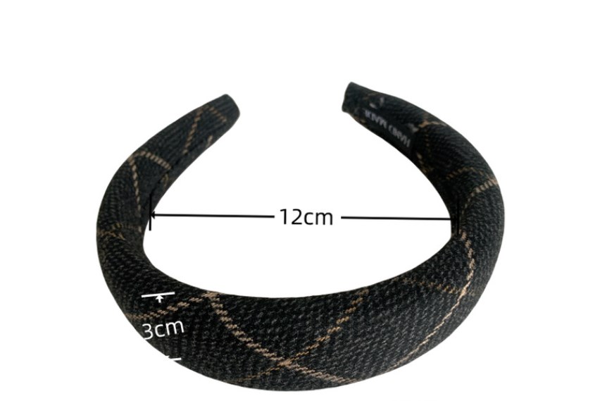Casual Lattice Cloth Hair Band display picture 8
