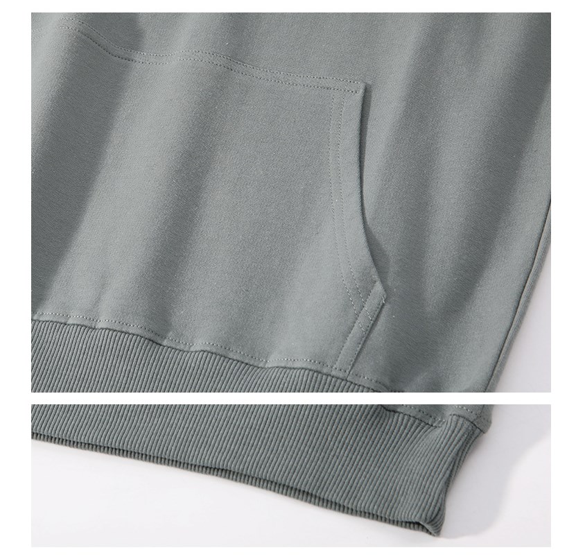 Women's Men's Hoodie Long Sleeve Unisex Hoodies Pocket Casual Simple Style Solid Color display picture 10