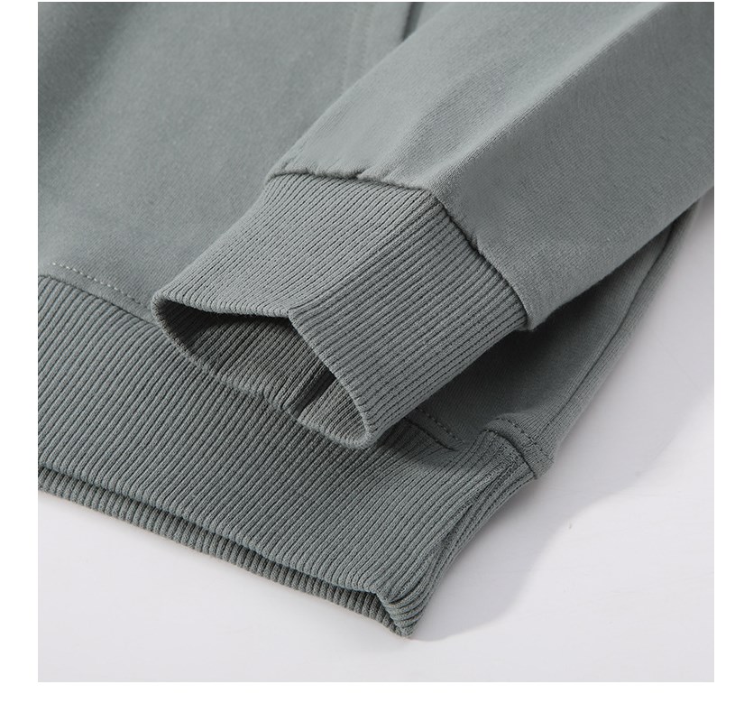 Women's Men's Hoodie Long Sleeve Unisex Hoodies Pocket Casual Simple Style Solid Color display picture 8