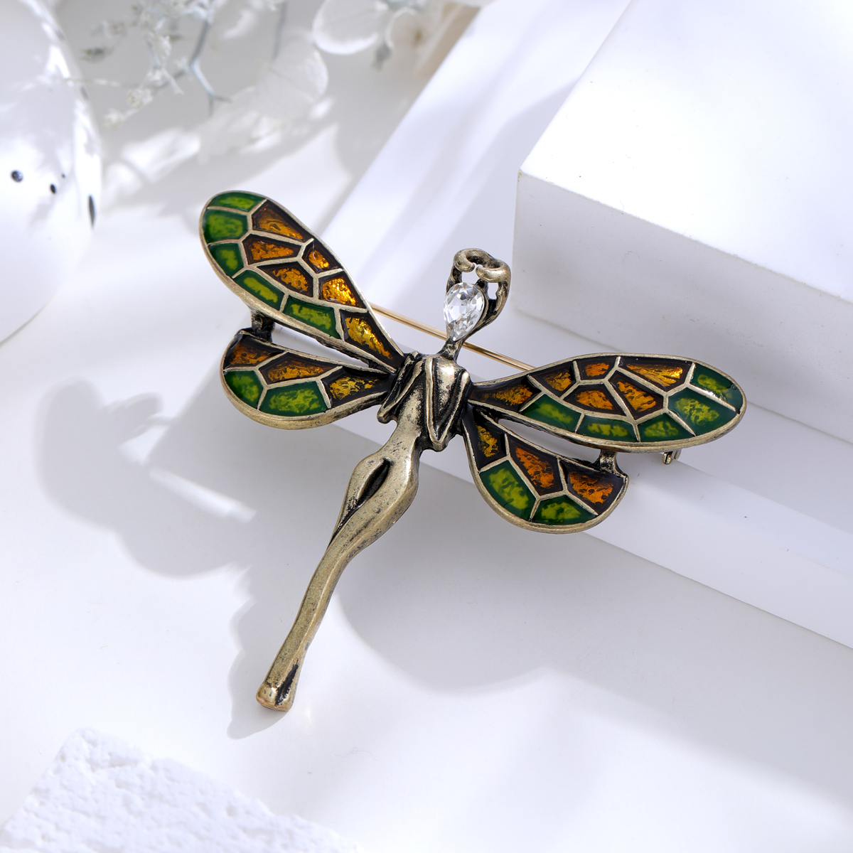 Streetwear Tortoise Animal Dragonfly Alloy Inlay Rhinestones Unisex Brooches display picture 7
