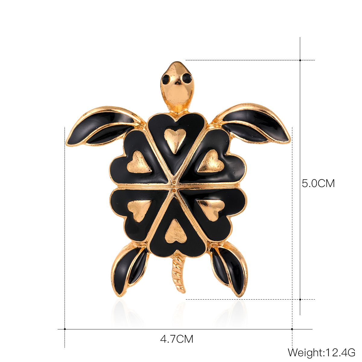 Streetwear Tortoise Animal Dragonfly Alloy Inlay Rhinestones Unisex Brooches display picture 5