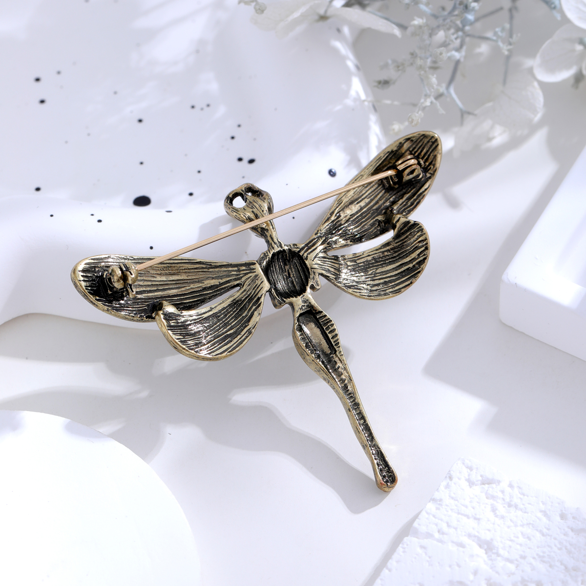 Streetwear Tortoise Animal Dragonfly Alloy Inlay Rhinestones Unisex Brooches display picture 8