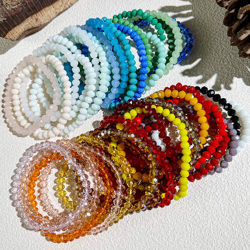 Casual Commute Solid Color Artificial Crystal Wholesale Bracelets display picture 3
