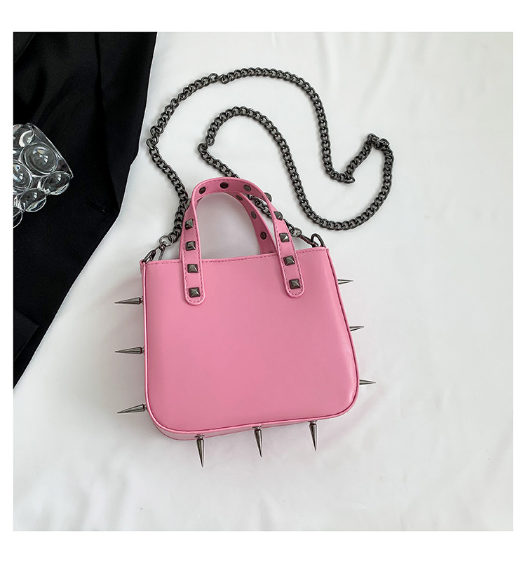 Women's All Seasons Pu Leather Cross Solid Color Streetwear Square Magnetic Buckle Handbag Square Bag display picture 12