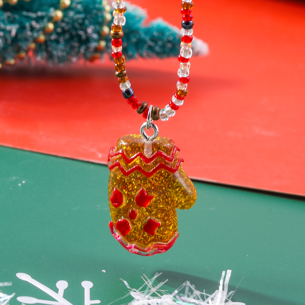 Cute Elk Glass Wholesale Pendant Necklace display picture 17