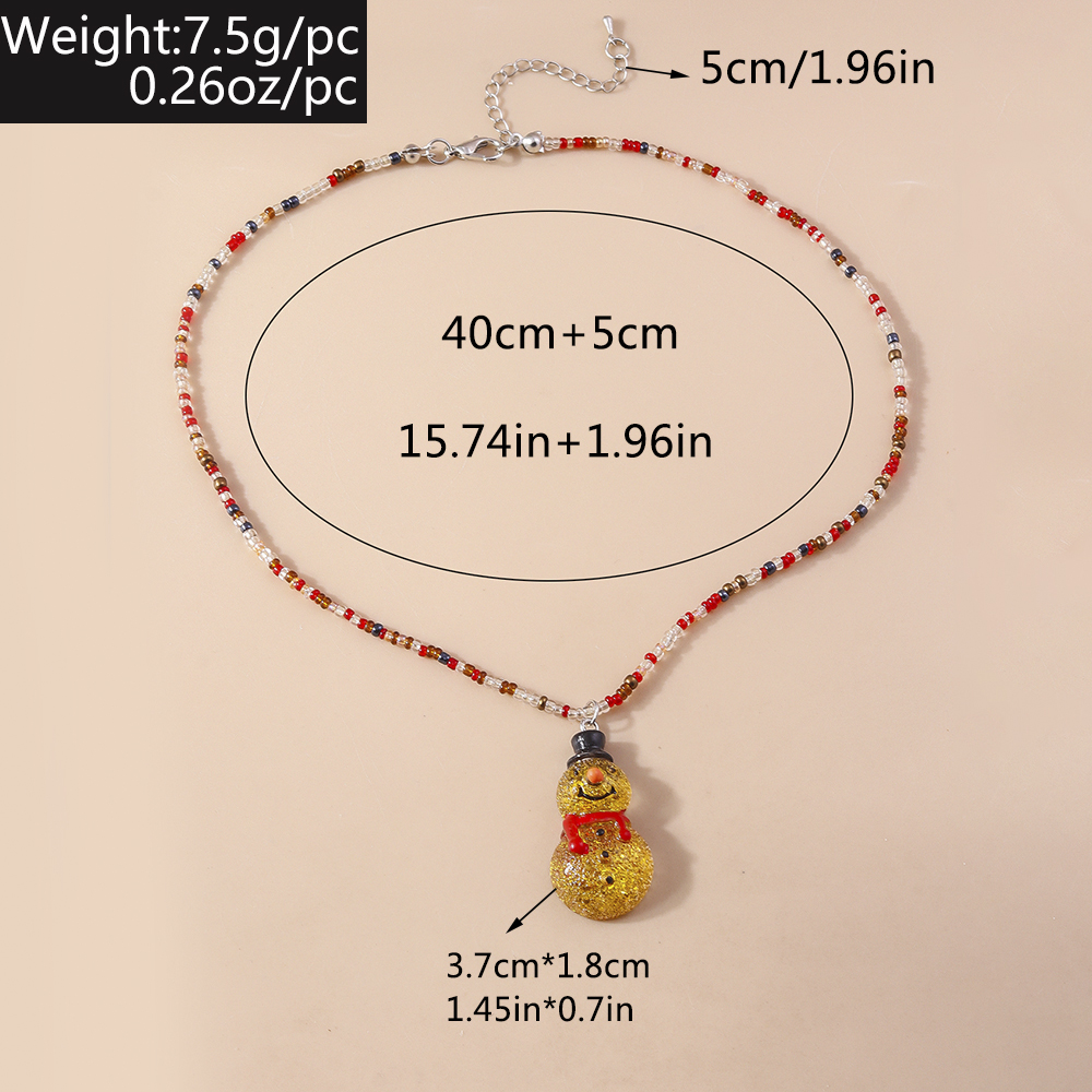 Cute Elk Glass Wholesale Pendant Necklace display picture 3