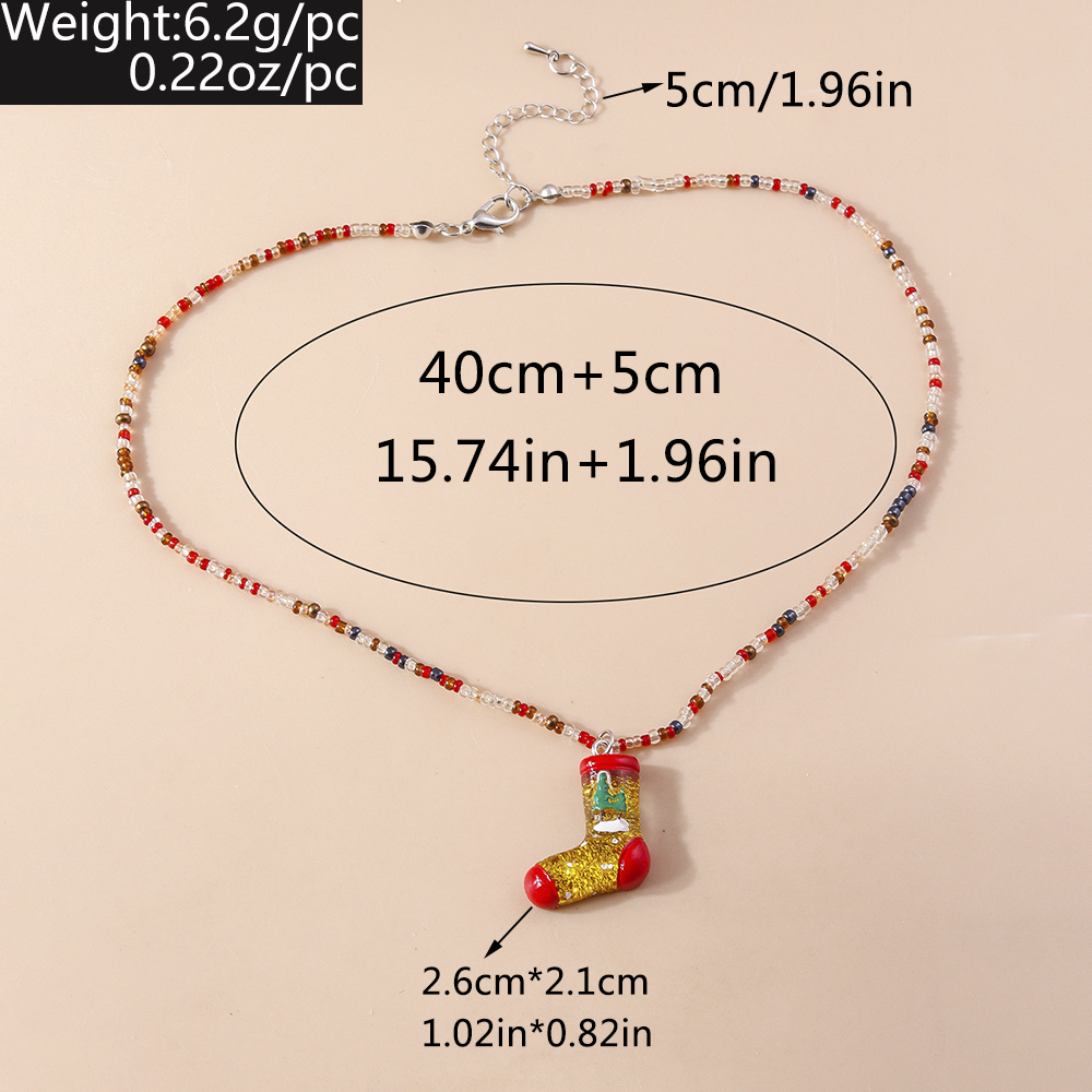Cute Elk Glass Wholesale Pendant Necklace display picture 2