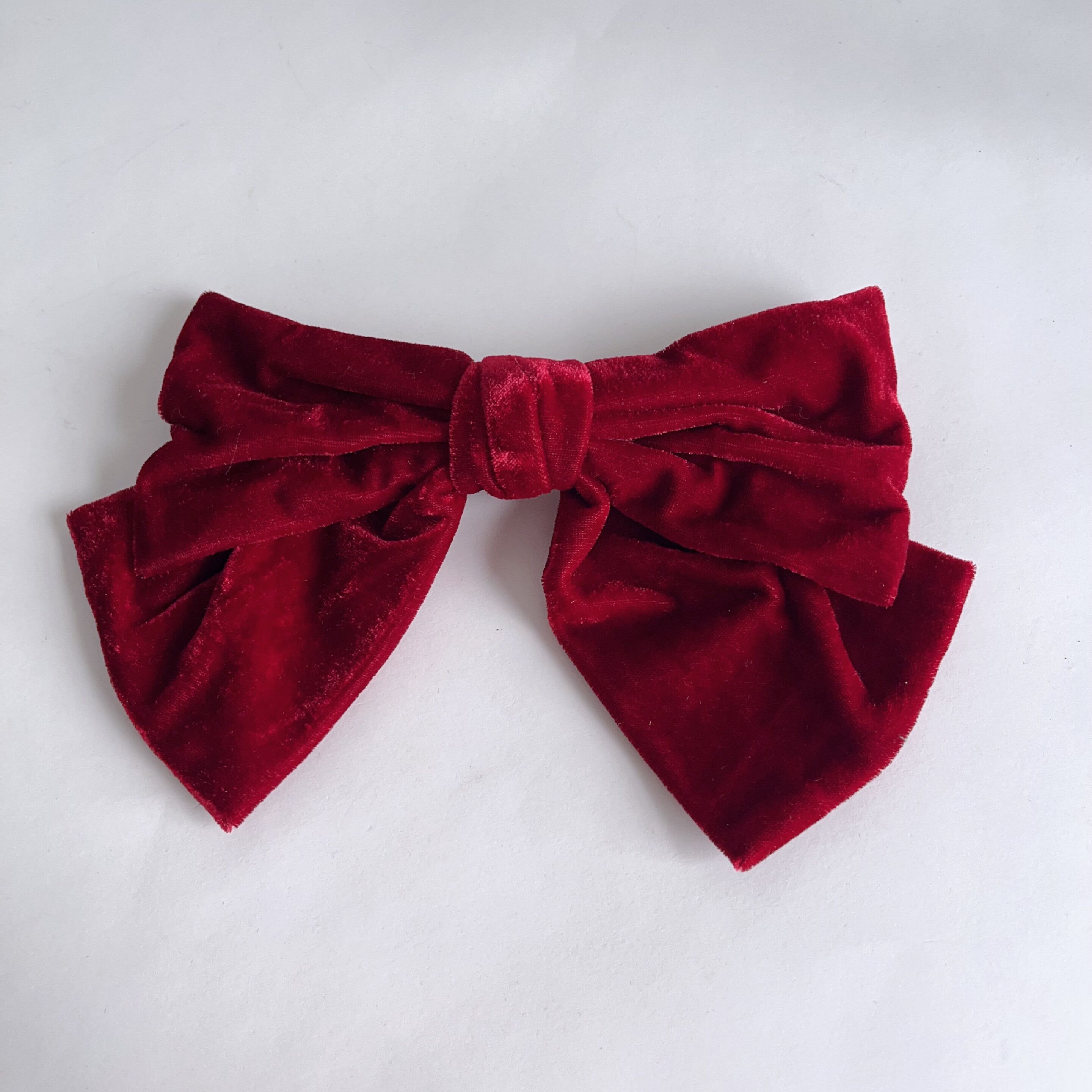 Cute Bow Knot Flannel Hair Clip display picture 1