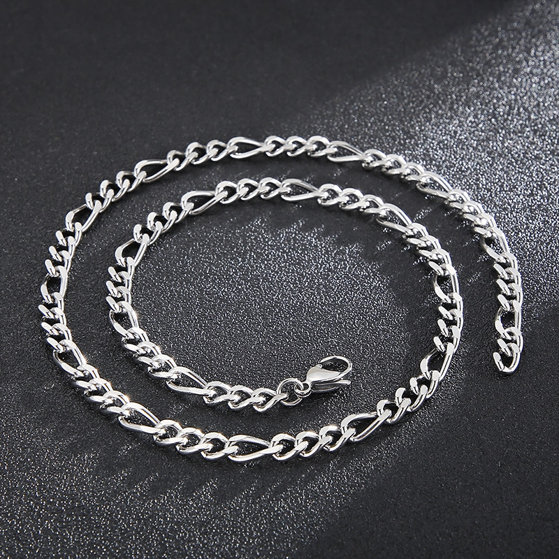 Titanium Steel 18K Gold Plated Hip-Hop Retro Plating Chain Solid Color Necklace display picture 2
