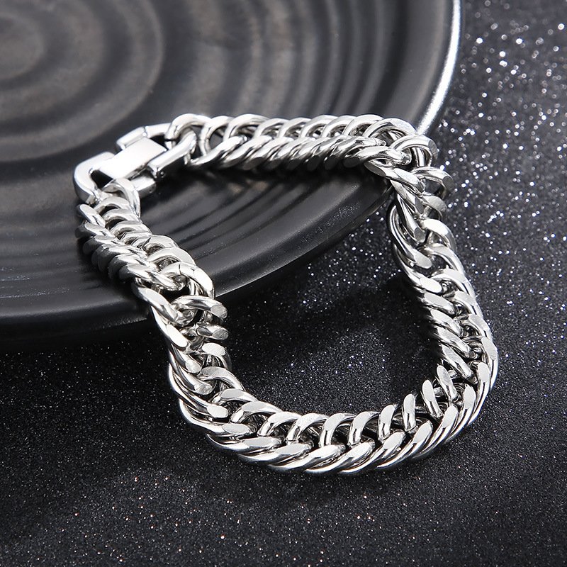 Simple Style Geometric Stainless Steel Bracelets Necklace display picture 4