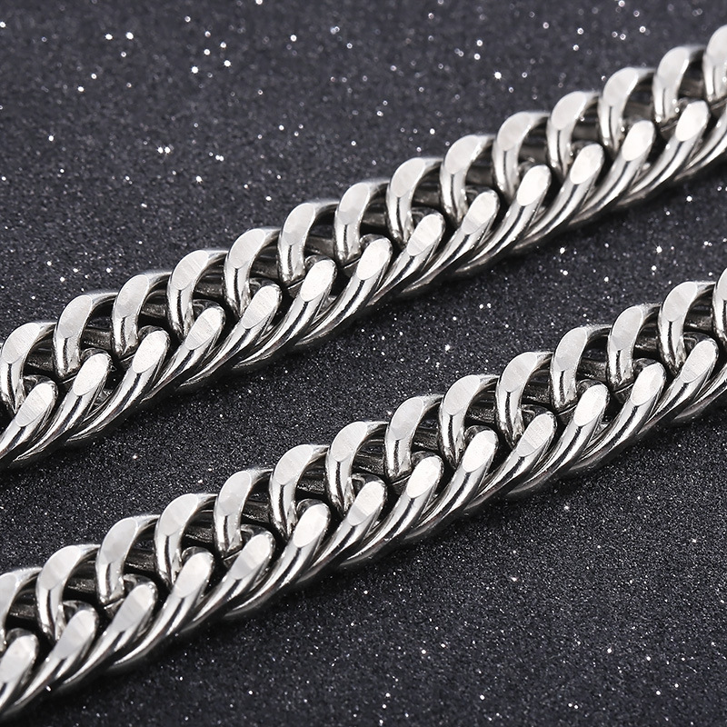 Simple Style Geometric Stainless Steel Bracelets Necklace display picture 5