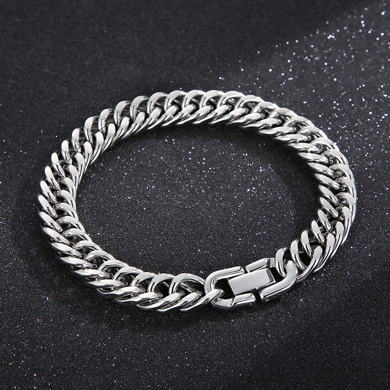 Simple Style Geometric Stainless Steel Bracelets Necklace display picture 6