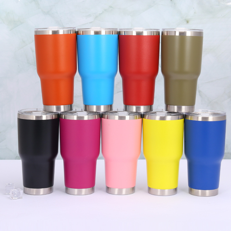 Casual Solid Color Stainless Steel Water Bottles 1 Piece display picture 17