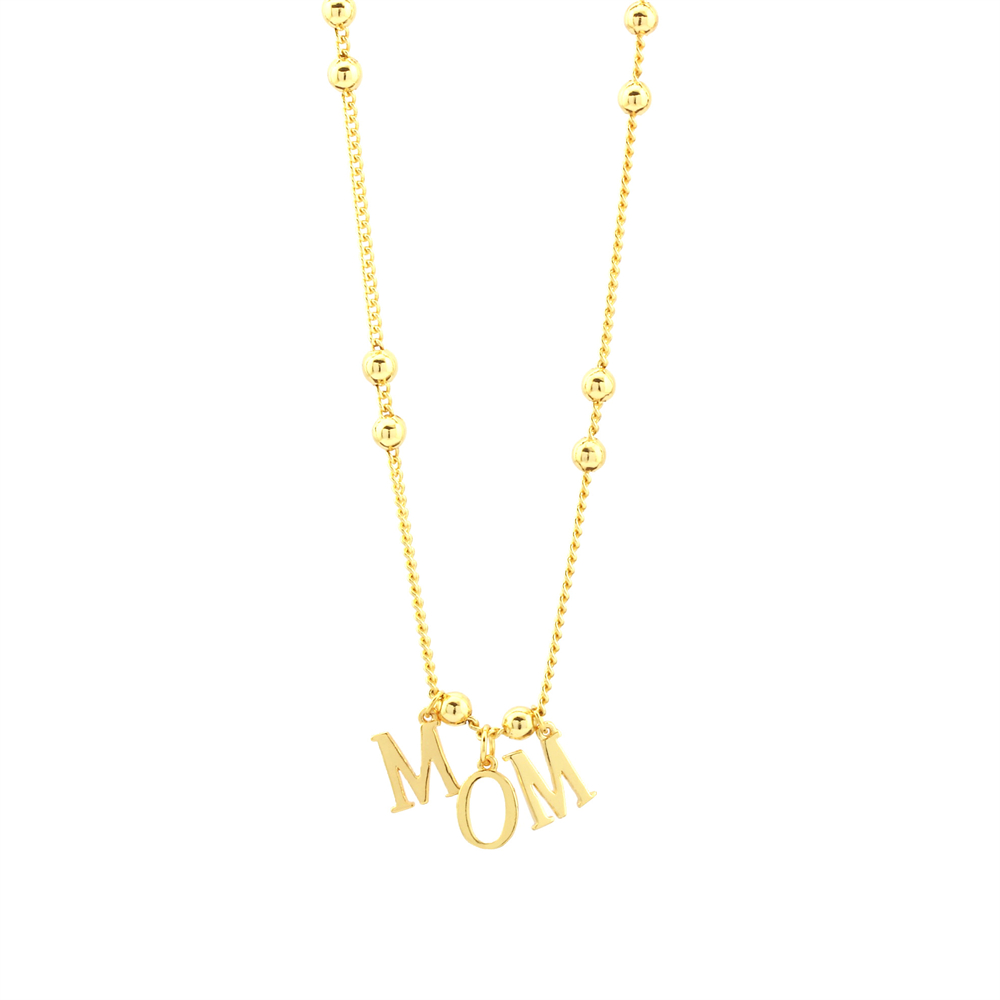 Style Simple Soleil Lettre Perle D'eau Douce Verre Le Cuivre Perlé Placage Plaqué Or 18k Femmes Collier En Couches display picture 8