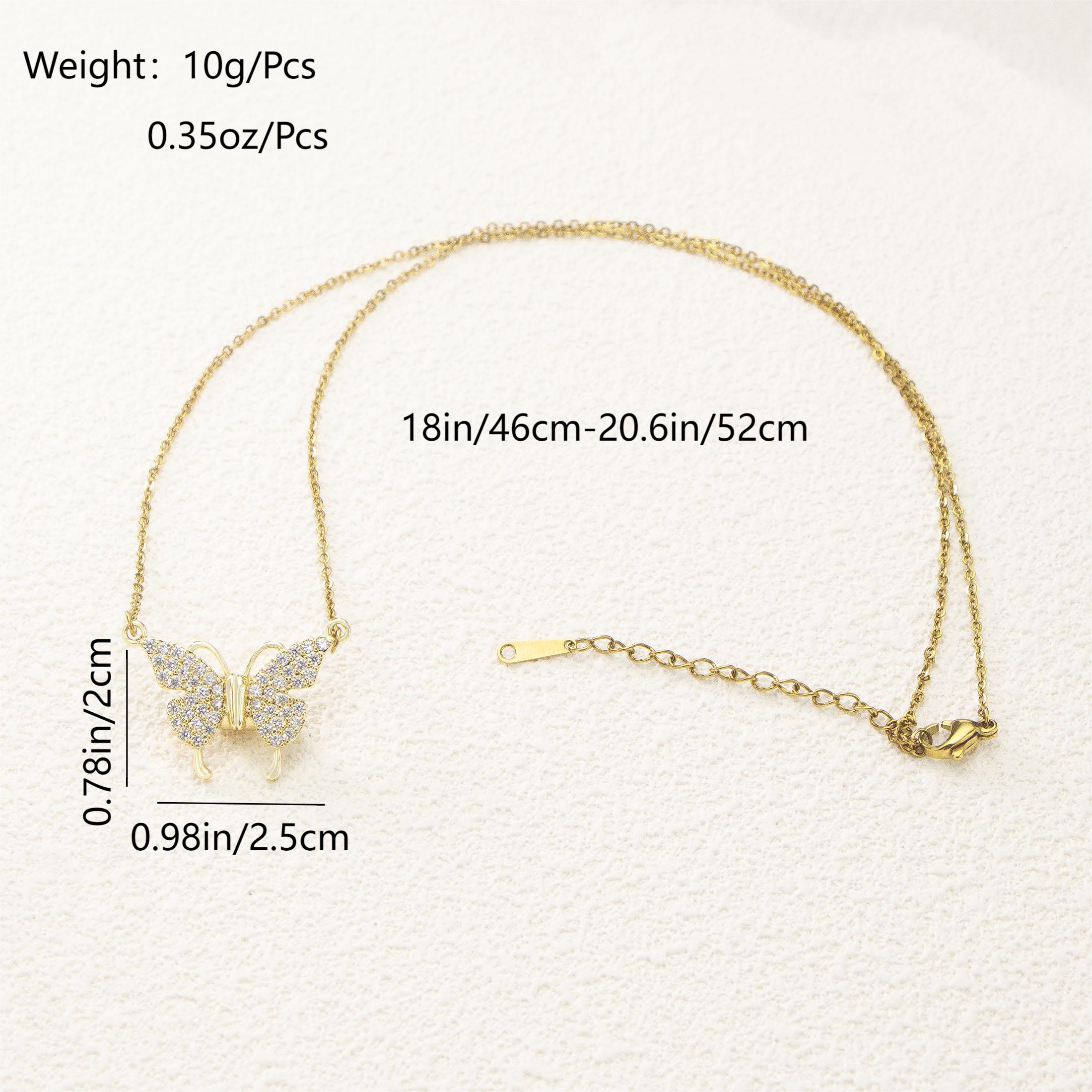 Stainless Steel 18K Gold Plated Vintage Style Plating Inlay Round Zircon Pendant Necklace display picture 1