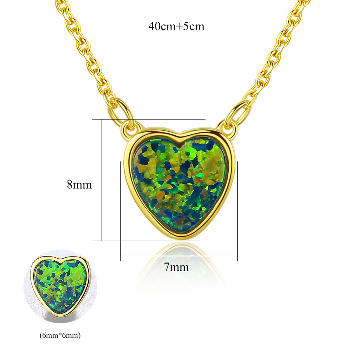 Elegant Heart Shape Solid Color Sterling Silver Plating Pendant Necklace display picture 5