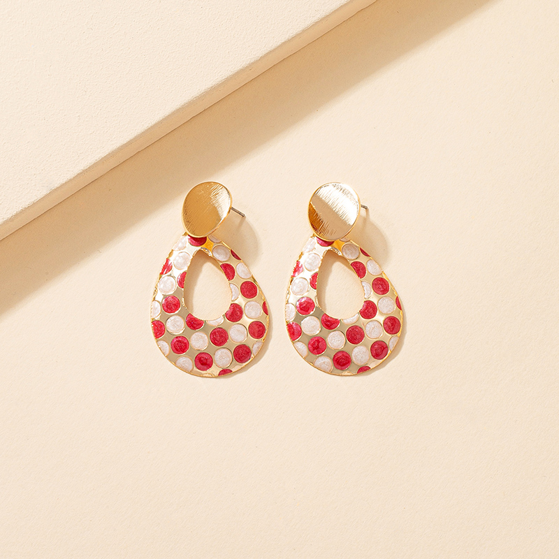1 Pair Cute Vintage Style Sweet Geometric Ferroalloy Drop Earrings display picture 3
