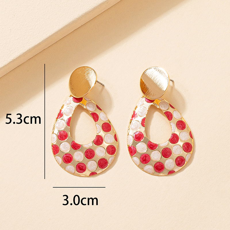 1 Pair Cute Vintage Style Sweet Geometric Ferroalloy Drop Earrings display picture 1