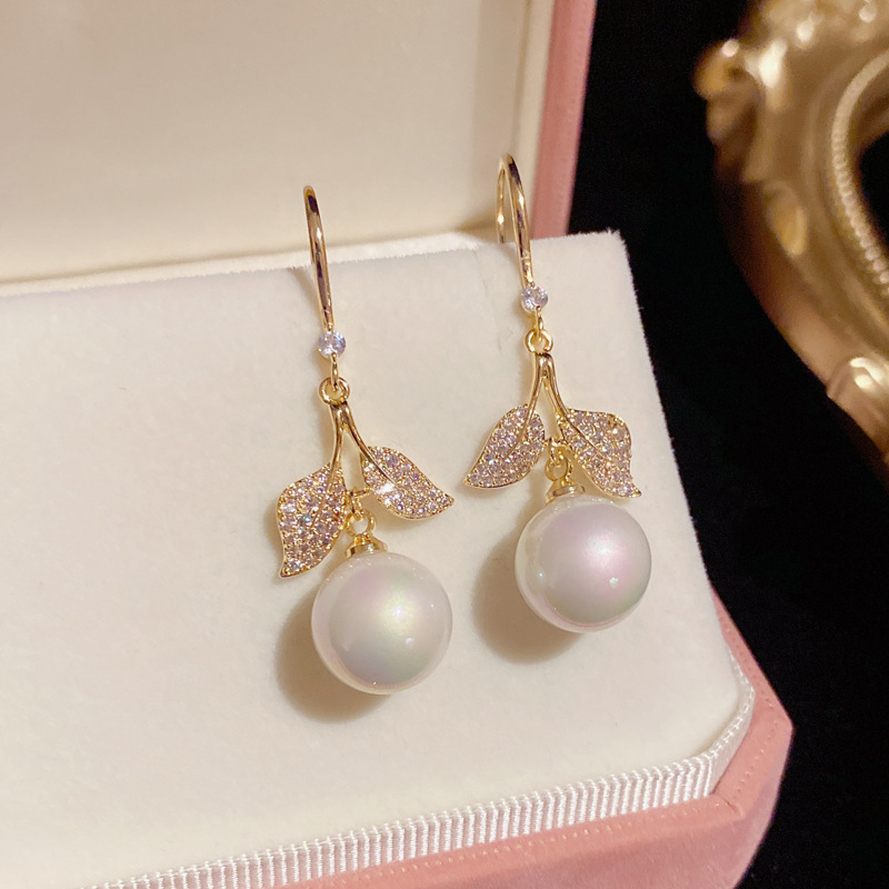 1 Paire Style Simple Lapin Cerf Placage Incruster Strass Strass Plaqué Or 14k Boucles D'oreilles display picture 32