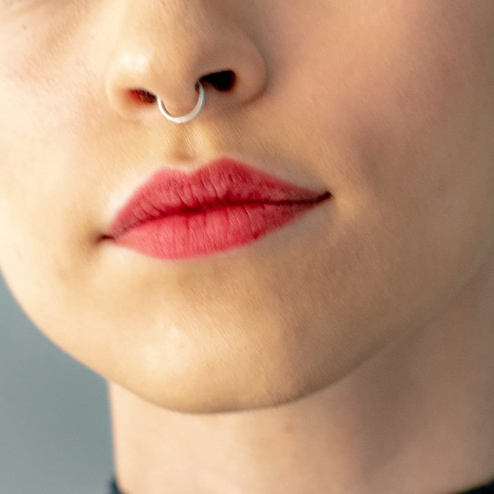 Simple Style Solid Color Stainless Steel Nose Ring display picture 6