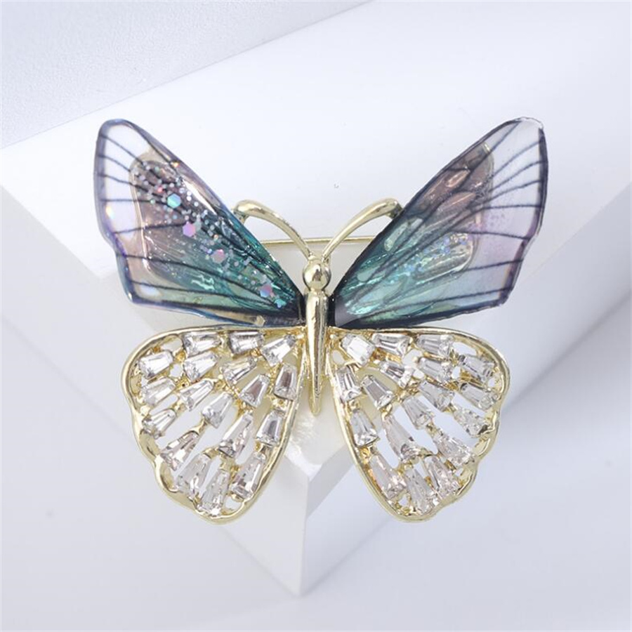 Elegant Butterfly Arylic Alloy Rhinestones Women's Brooches display picture 12