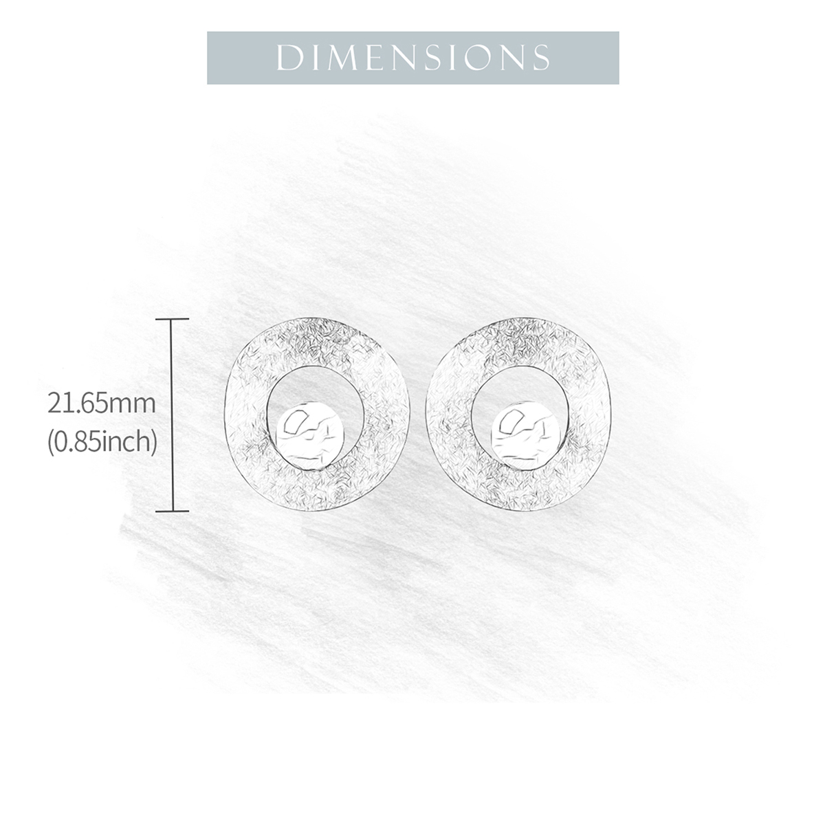 1 Pair Simple Style Round Inlay Sterling Silver Natural Stone Ear Studs display picture 1
