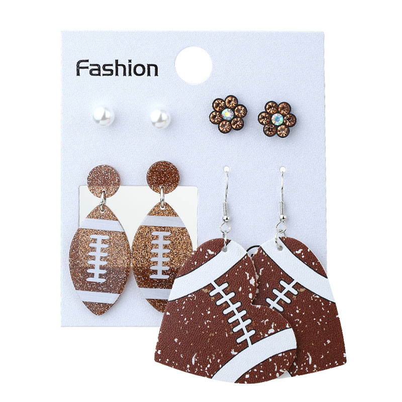 1 Set Handmade Ball Tassel Braid Wood Cotton Rhinestone Drop Earrings display picture 6